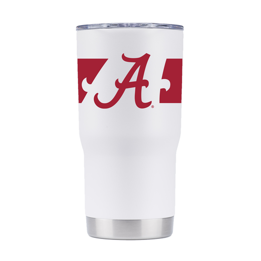 Alabama 20oz Stripe Tumbler