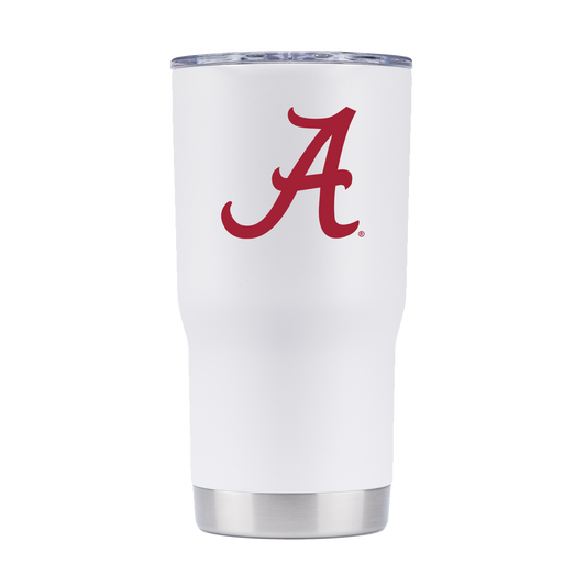 Alabama 20oz White Tumbler