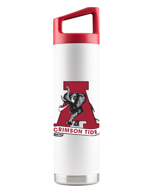 Alabama Vault Collection 22oz White Bottle