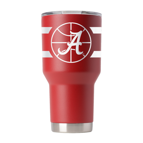 Alabama 30oz Crimson Basketball Tumbler