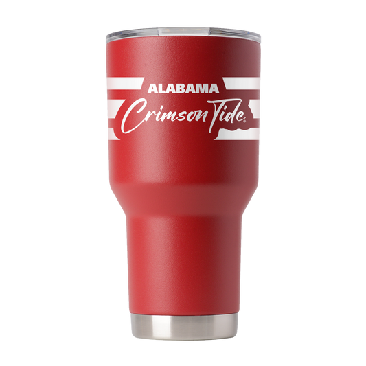 Alabama 30oz Script Crimson Tumbler