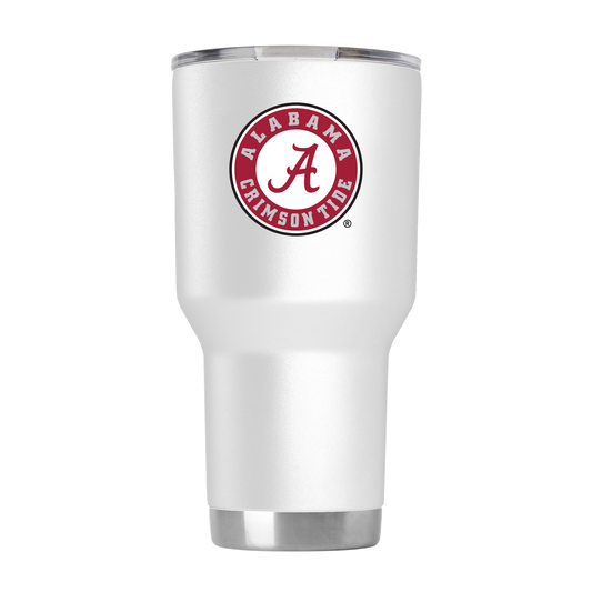 Alabama 30oz White Tumbler