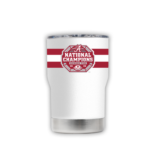 Alabama Jacket 2.0 National Champs White Can-Bottle Cooler