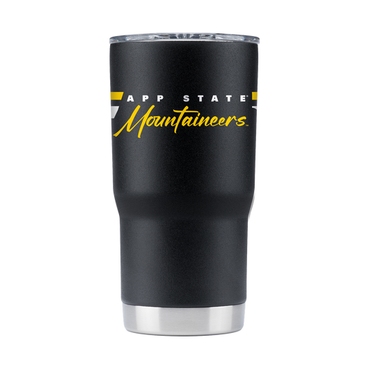Appalachian State 20oz Black Script Tumbler