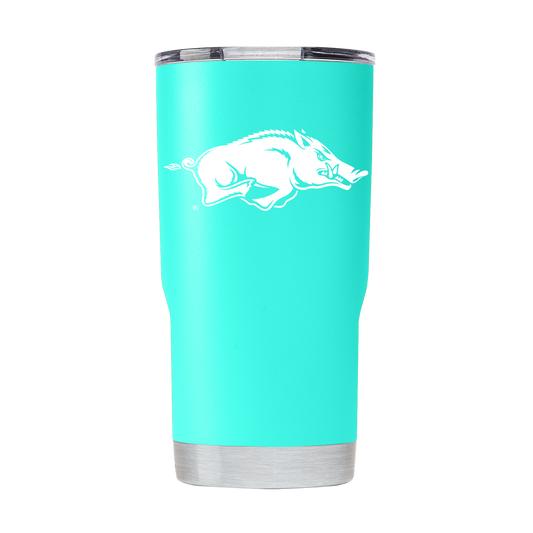 Arkansas 20oz Teal Tumbler