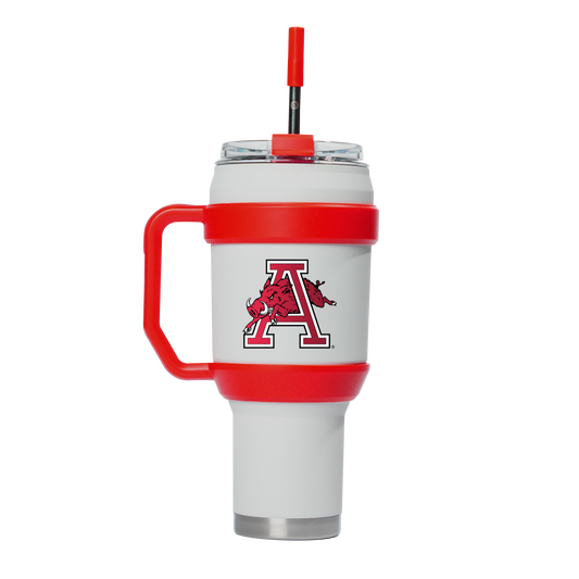 Arkansas 40oz College Vault Stainless Steel Tumbler