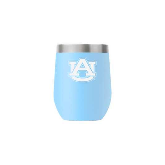 Auburn 12oz Stemless Light Blue Tumbler