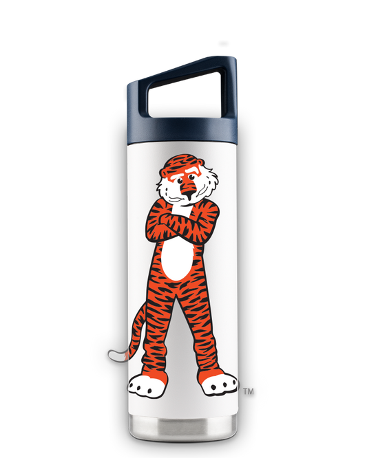 Auburn 16oz White "Mascot" Youth Bottle