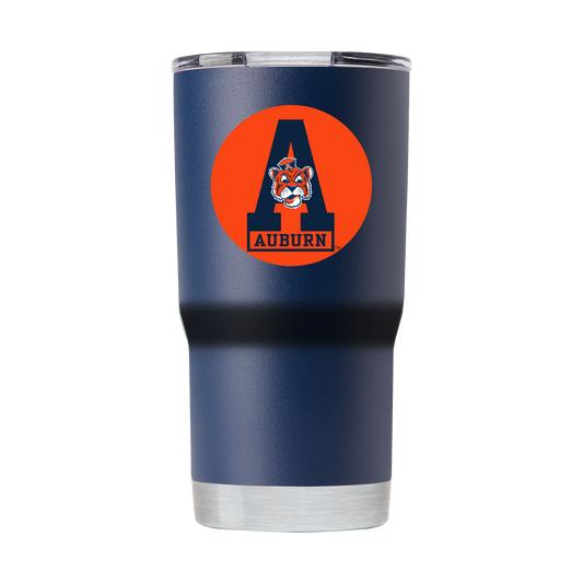 Auburn 20oz College Vault "Circle A" Tumbler