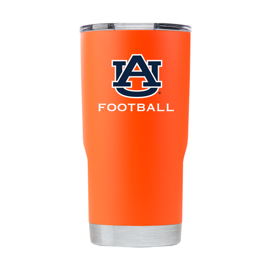 Auburn 20oz Orange Football Tumbler