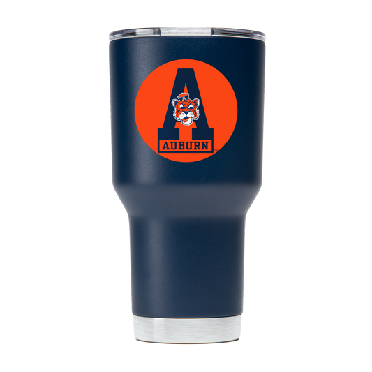 Auburn 30oz College Vault "Circle Aubie" Tumbler