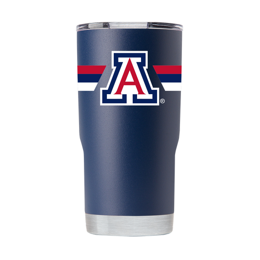 Arizona 20oz Striped Navy Tumbler