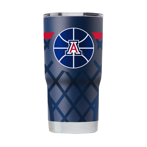Arizona 20oz Navy Basketball Tumbler