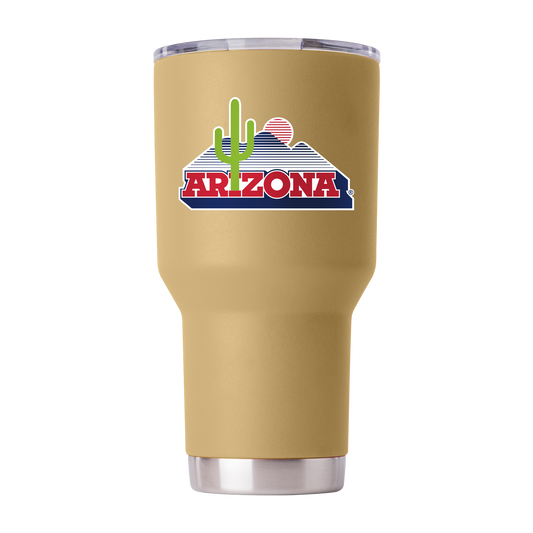 Arizona College Vault 30oz Gold Tumbler
