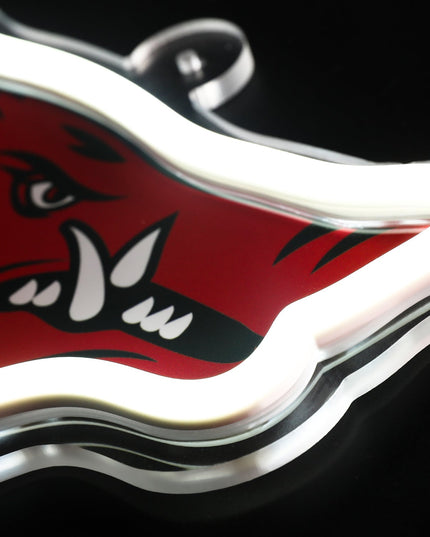 Arkansas Razorbacks Logo LED Neon Sign