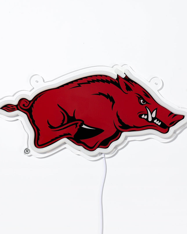 Arkansas Razorbacks Logo LED Neon Sign
