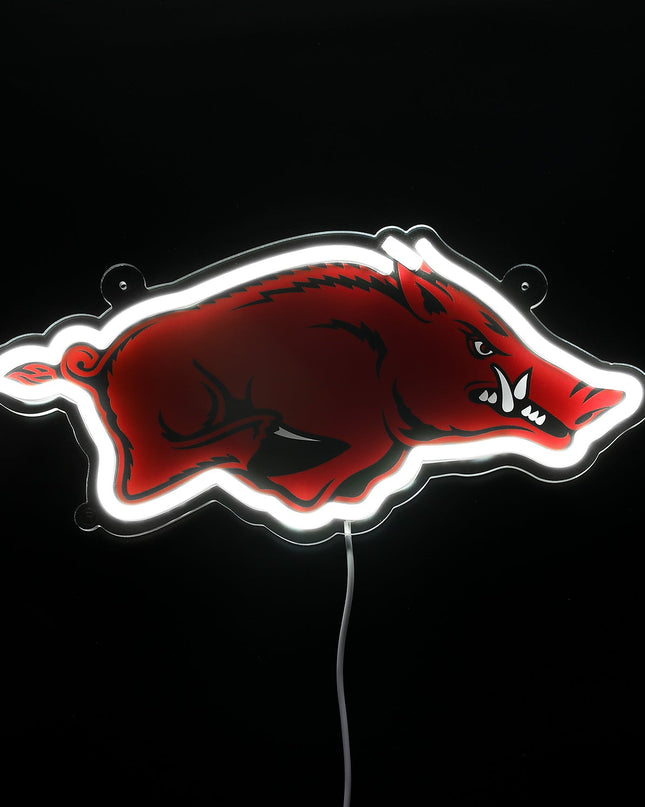 Arkansas Razorbacks Logo LED Neon Sign