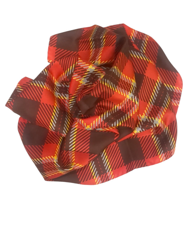 Brown Handkerchief Scarf