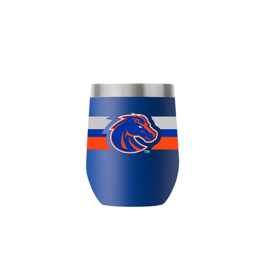 Boise State 12oz Stemless Blue Tumbler