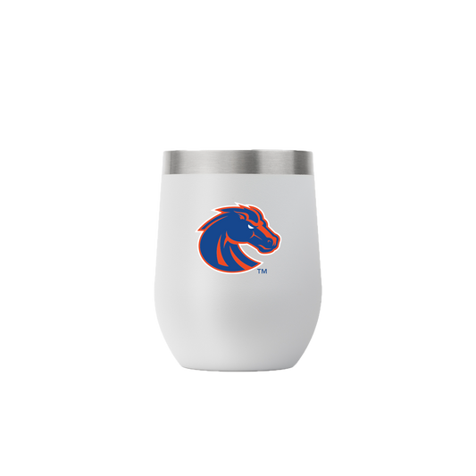 Boise State 12oz Stemless Light Gray Tumbler