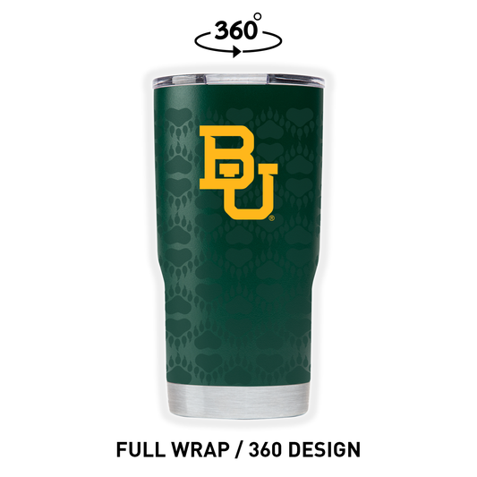 Baylor 20oz Green Full Wrap Tumbler