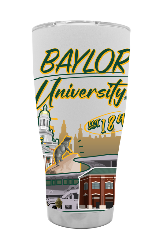 Baylor 30oz Campus Icons Tumbler