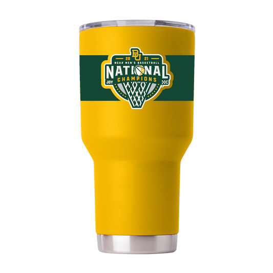 Baylor 30oz National Champs Yellow Tumbler