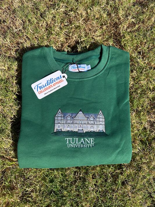 Official Tulane Crewneck (Green)