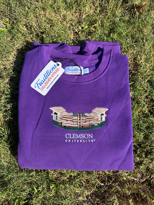 Official Clemson University Stadium Crewneck (Purple)