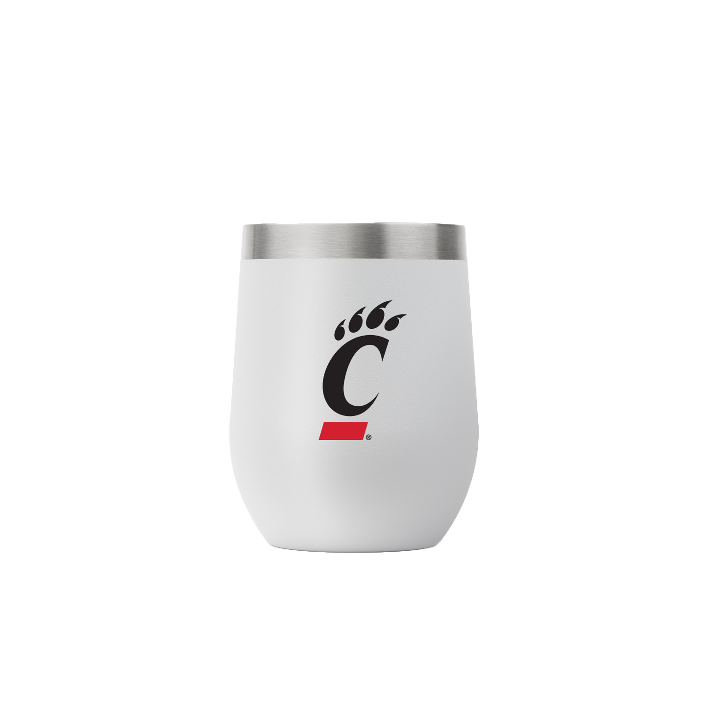 Cincinnati 12oz Stemless Light Gray Tumbler