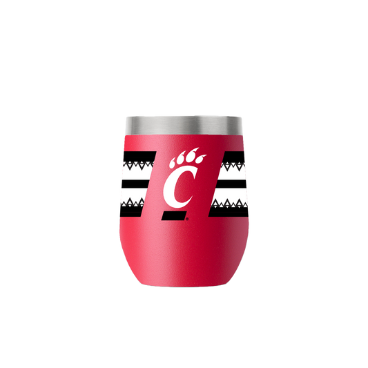 Cincinnati 12oz Stemless Red Tumbler