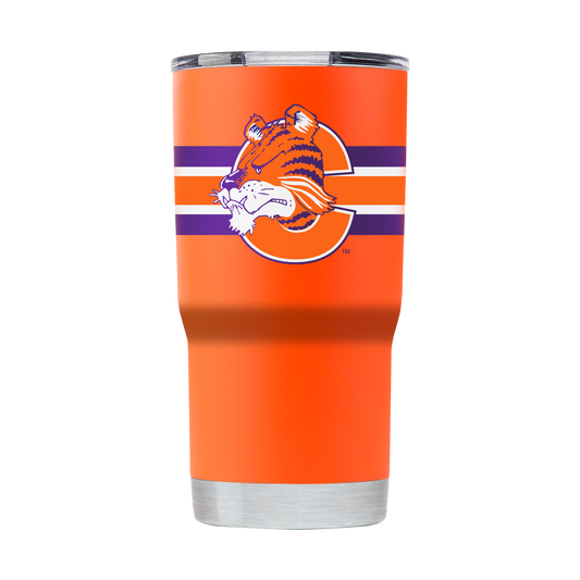 Clemson College Vault 20oz Orange Tumbler