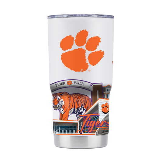 Clemson 20oz Campus Icons Tumbler