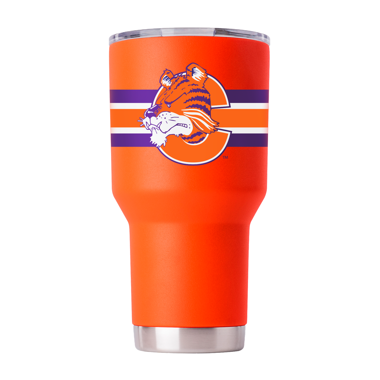Clemson College Vault 30oz Orange Tumbler