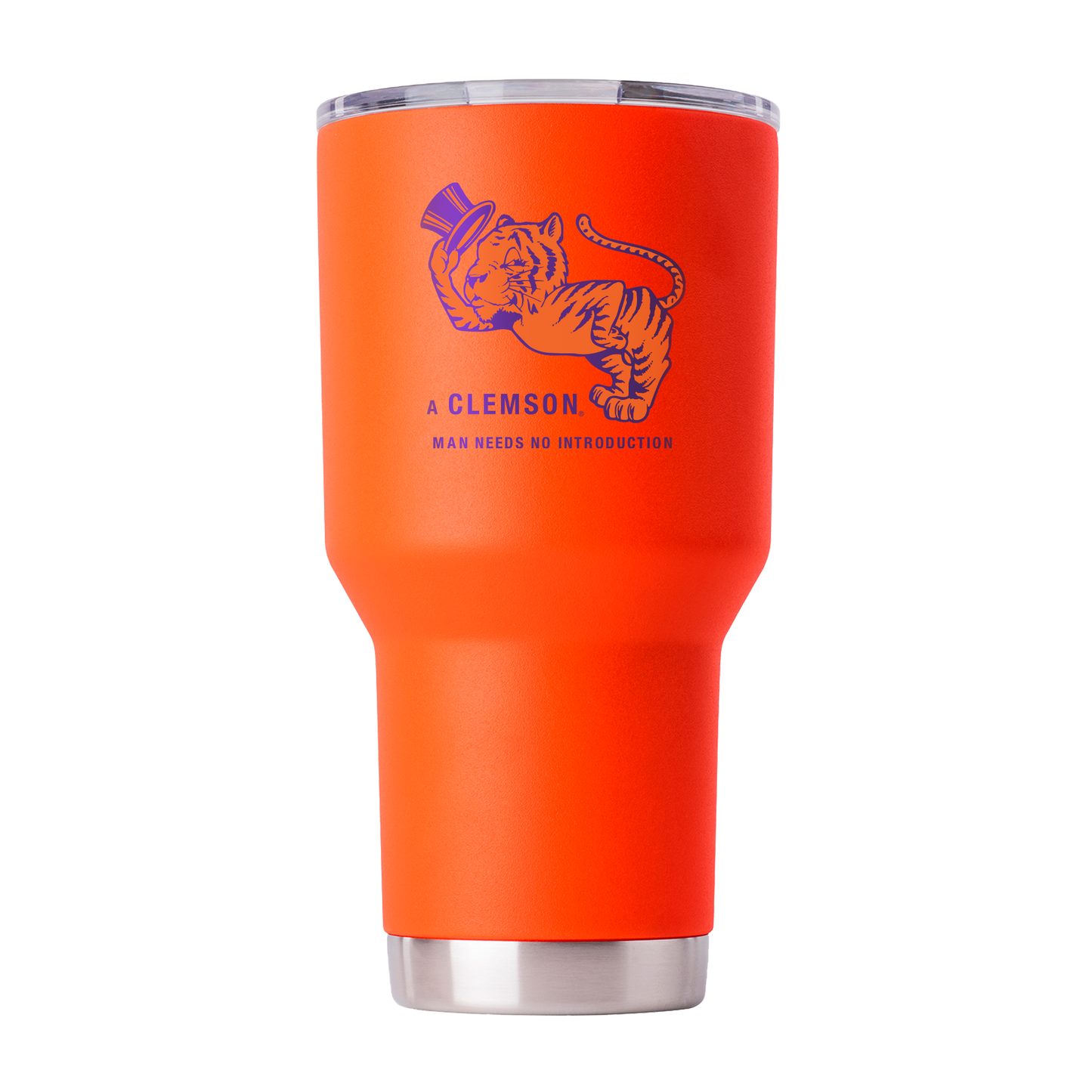 Clemson Vault Collection 30oz Orange Tumbler