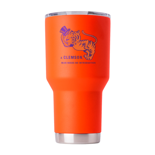 Clemson Vault Collection 30oz Orange Tumbler