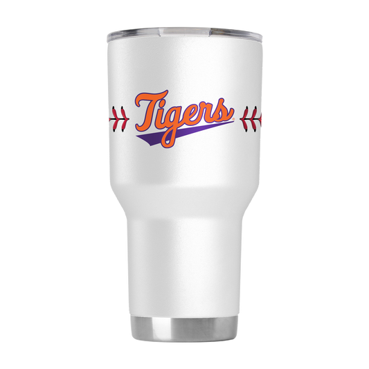Clemson 30oz "Tigers" Baseball Tumbler