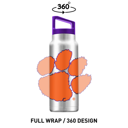 Clemson 40oz Stainless Steel Bottle