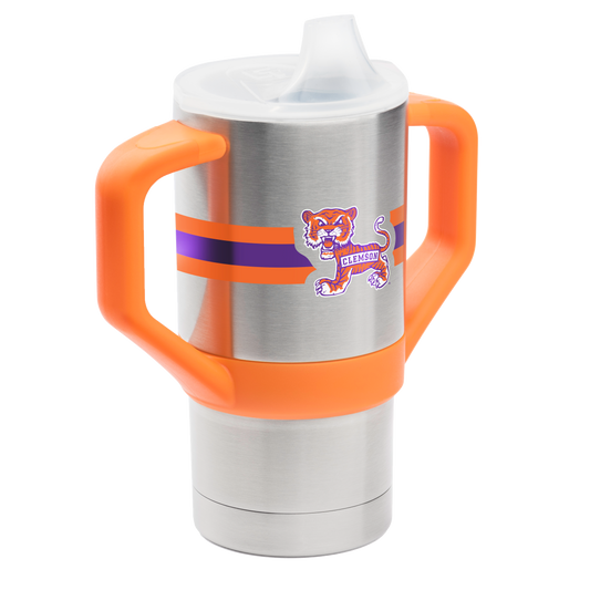 Clemson Vault Collection 8oz Sippy Cup Tumbler