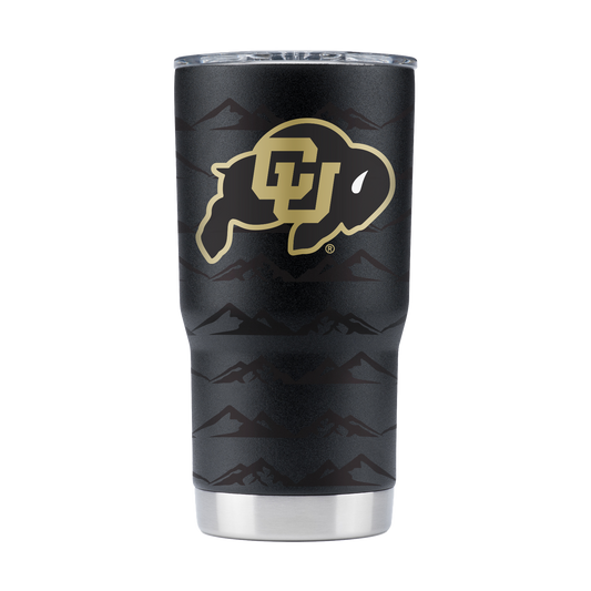 Colorado 20oz Black Tumbler Full Wrap