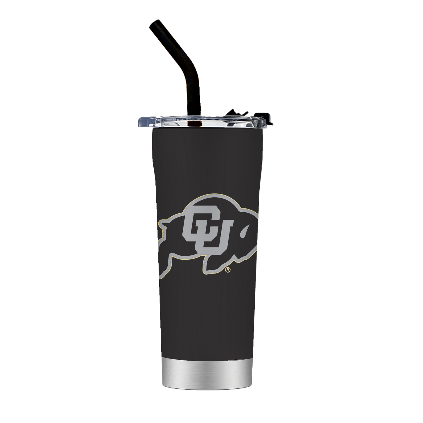 Colorado Black Straw Tumbler