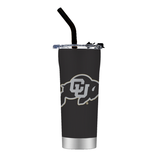 Colorado Black Straw Tumbler