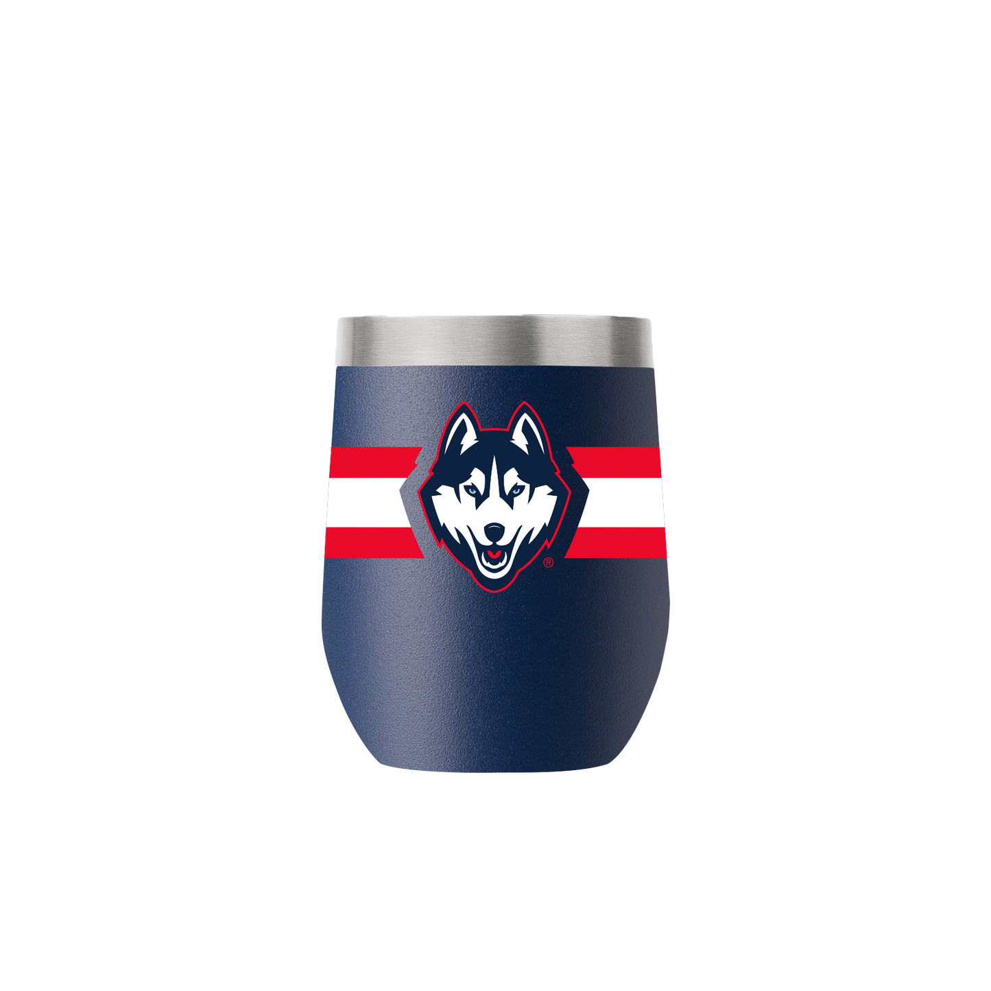 UConn 12oz Stemless Navy Tumbler