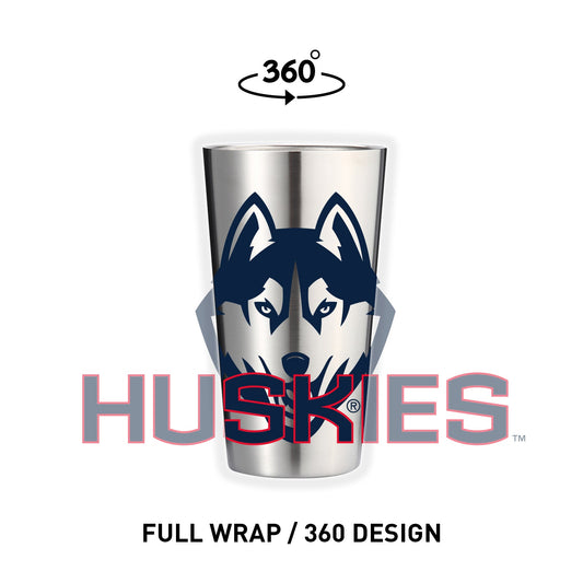 UConn 16oz Stainless Pint