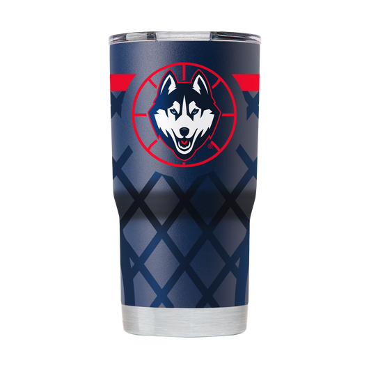 UConn 20oz Navy Basketball Tumbler