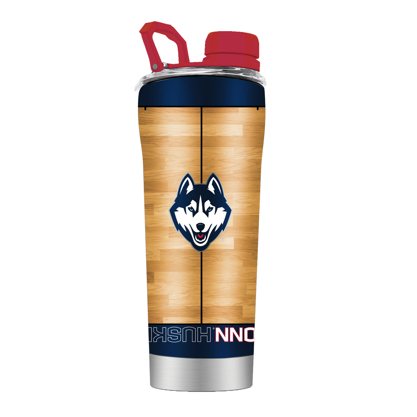 UConn Basketball Court Stainless Steel Shaker