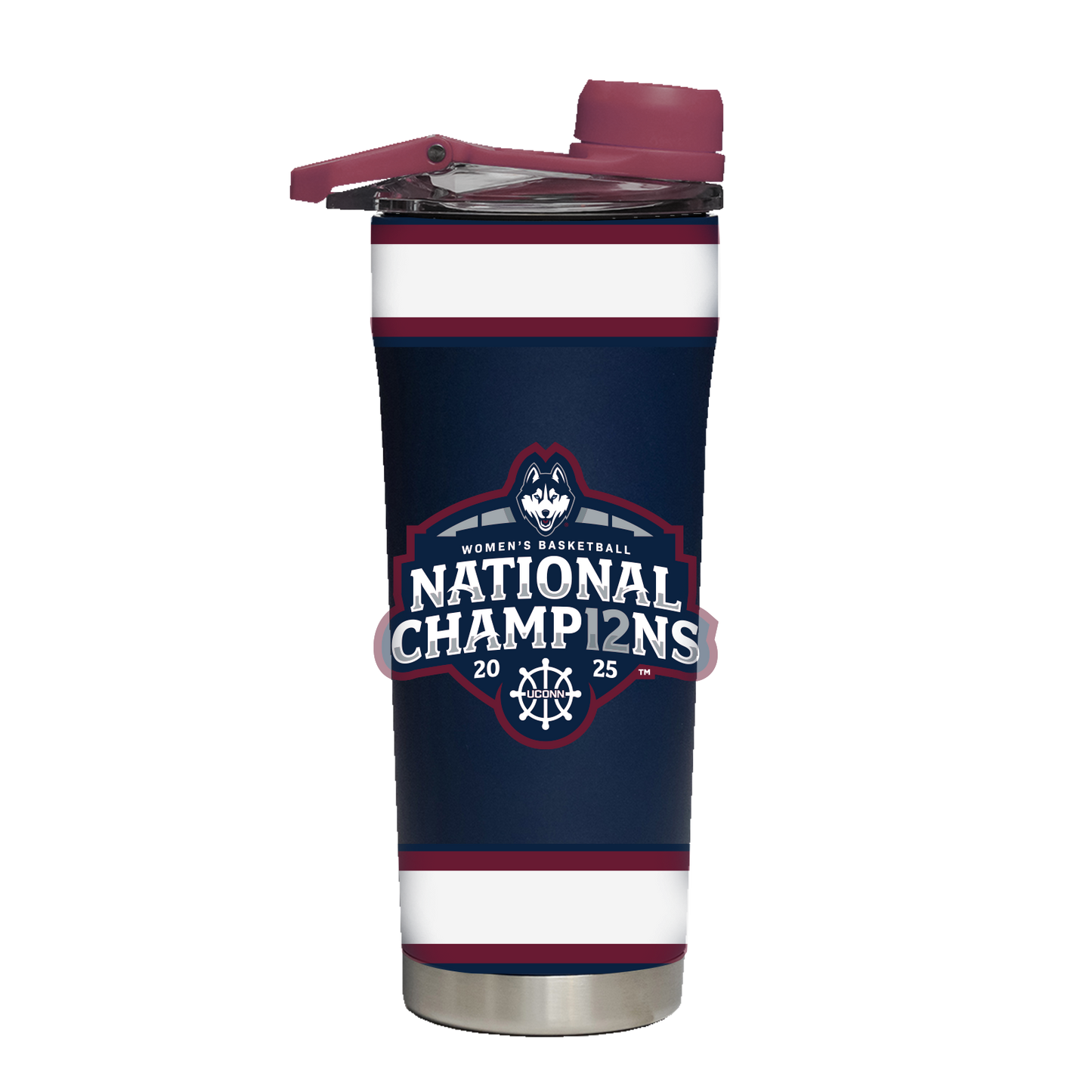 UConn 2025 National Champions Stainless Steel Shaker