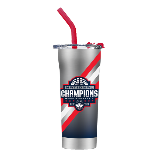 UConn Straw Tumbler - 2024 National Champions