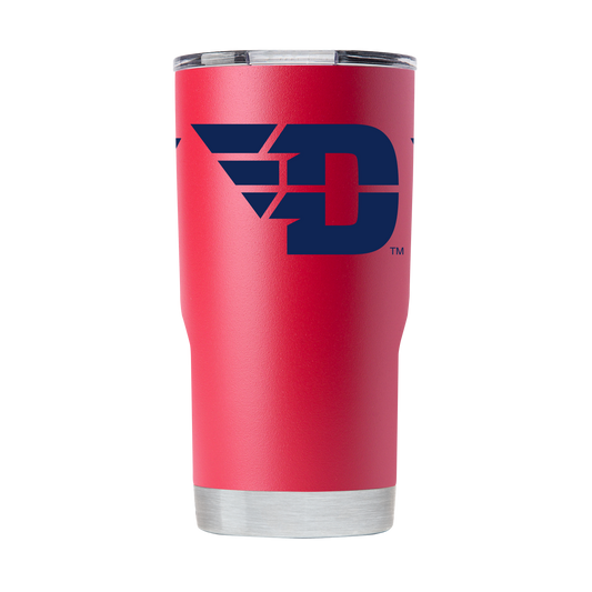 Dayton 20oz Red Stainless Steel Tumbler w- Stripes