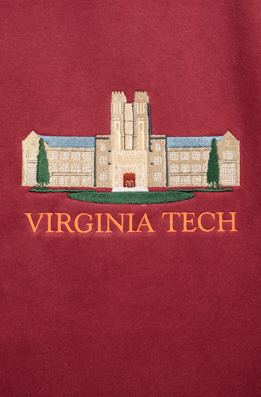 Official Virginia Tech Crewneck (Maroon)
